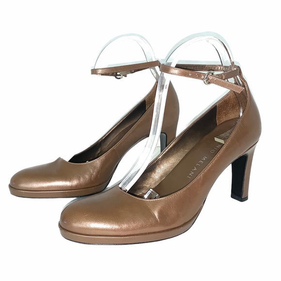 Antonio Melani High Heels Ankle Strap  Bronze - Picture 2 of 12